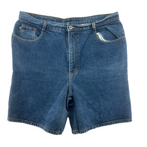 Vintage EUNINA Denim Shorts Women’s 23 High Rise Blue Made in USA